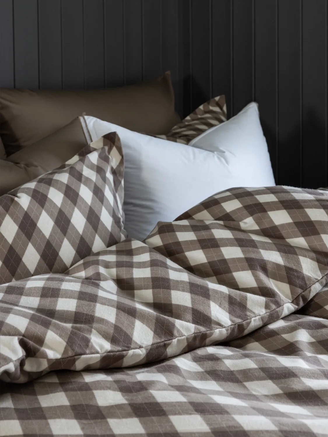 BORÅS COTTON CHARLIE SENGETØY - BEIGE