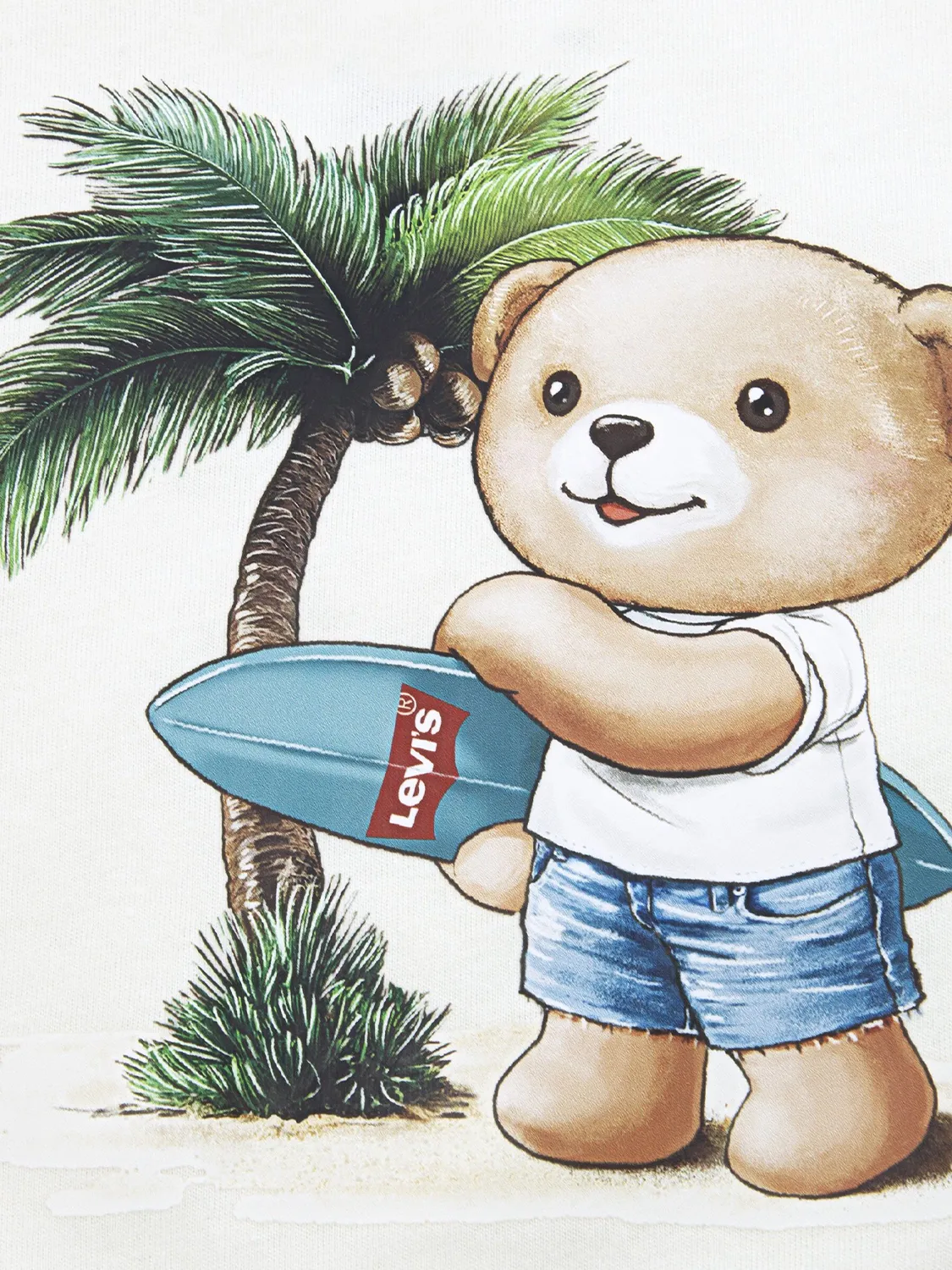 LEVIS LVB PALM TREE T-SKJORTE & DENIM SETT