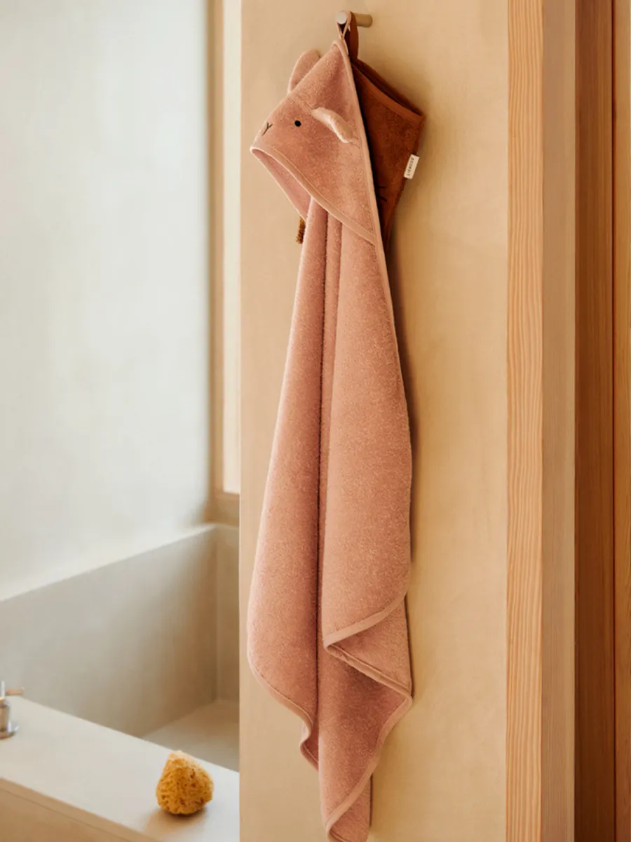 LIEWOOD ALBERT HETTEHÅNDKLE BABY - RABBIT ROSE