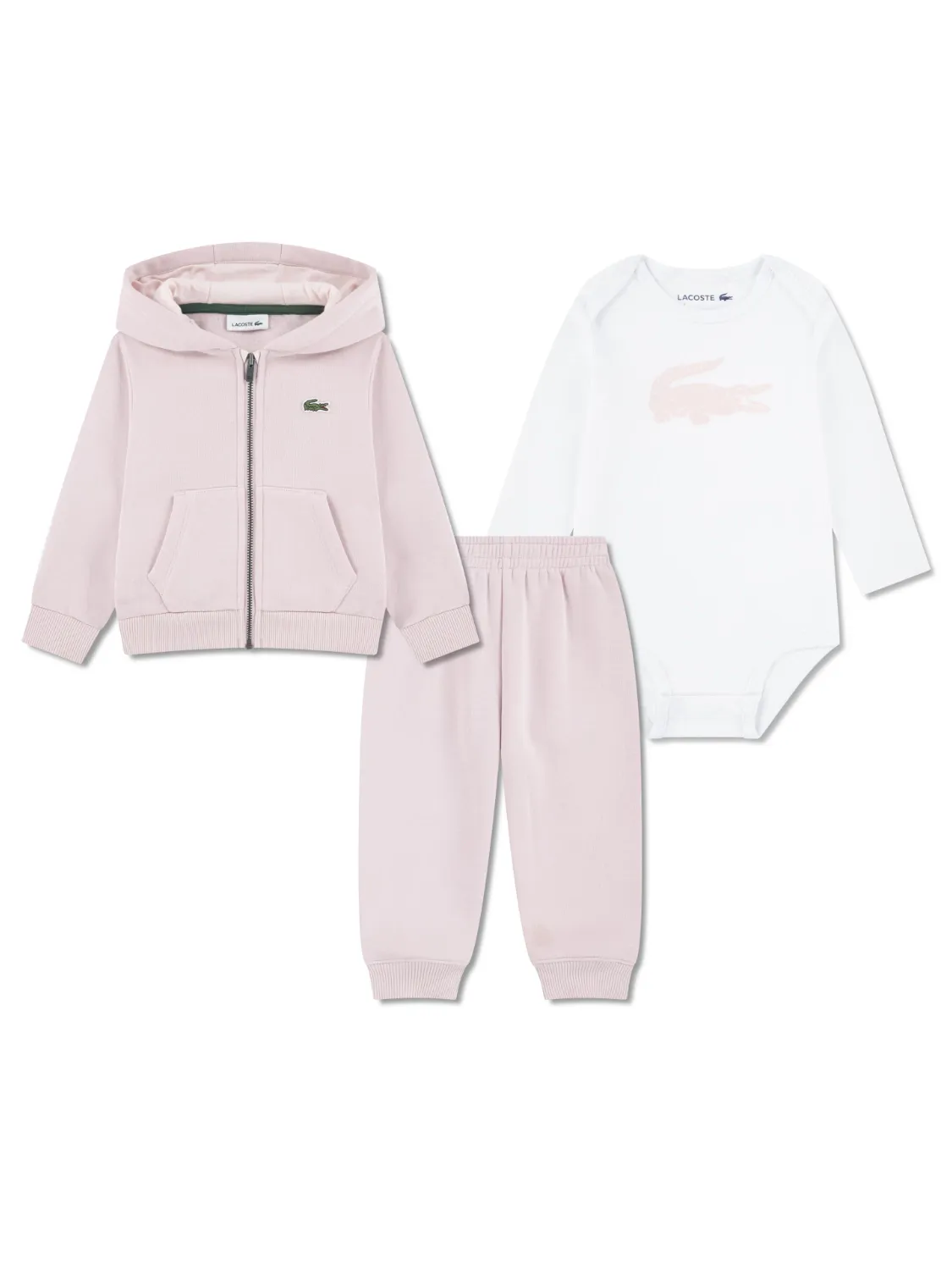 LACOSTE PREMIER FLEECE SETT - ROSA