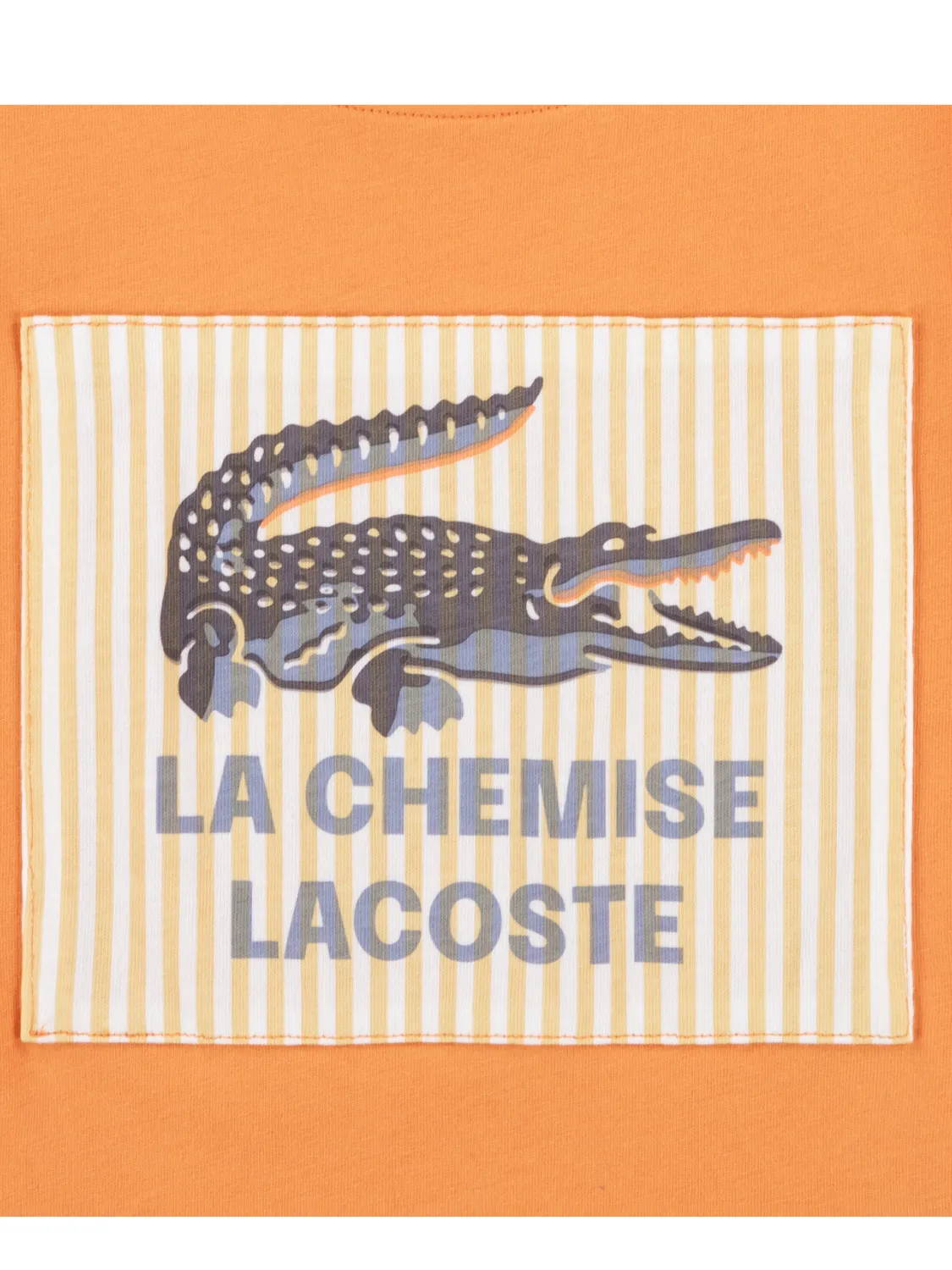 LACOSTE APPLIQUE T-SKJORTE - BLOSSOM