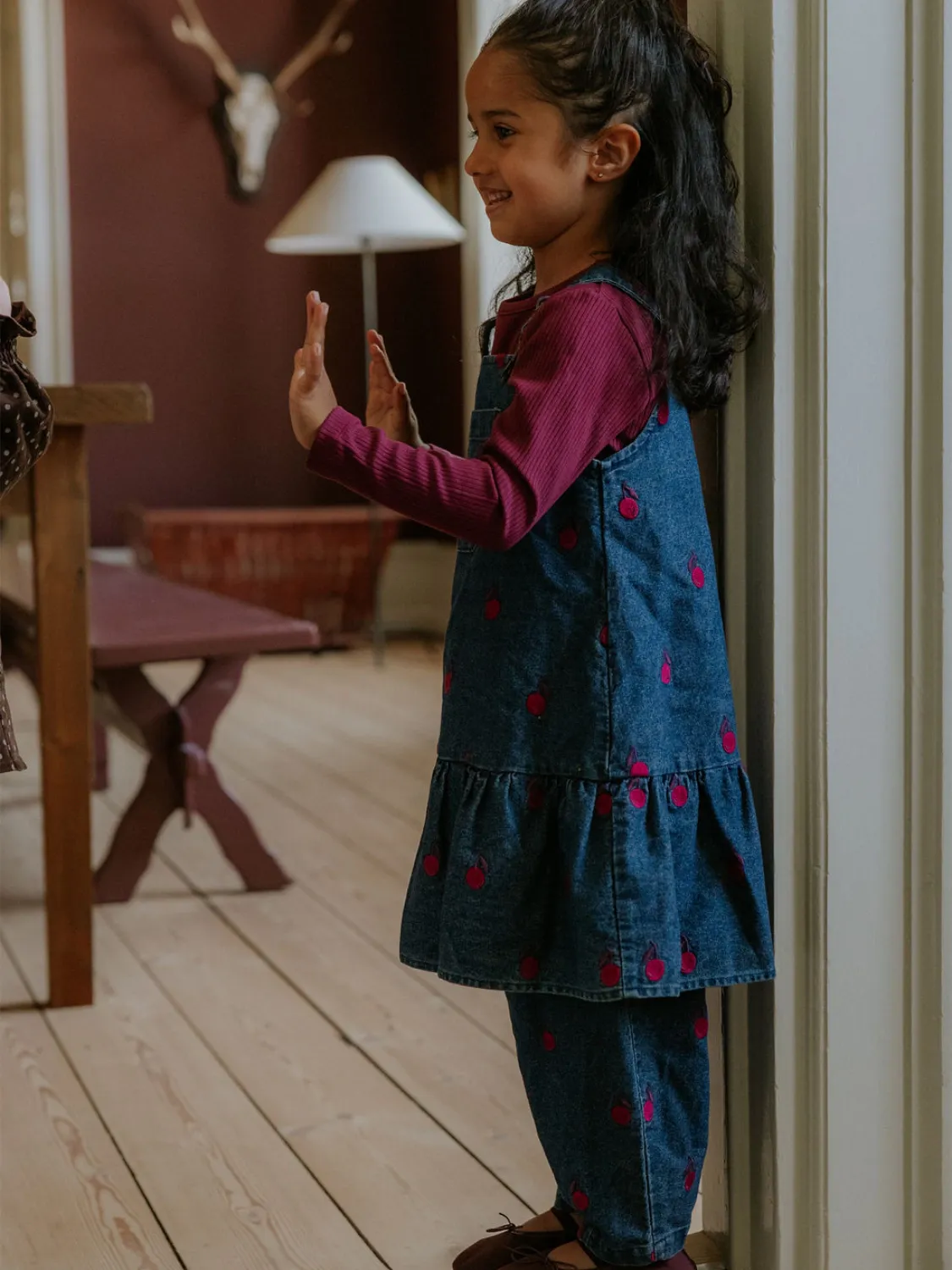 FLIINK DONNA SPENCER KJOLE - DENIM BLÅ