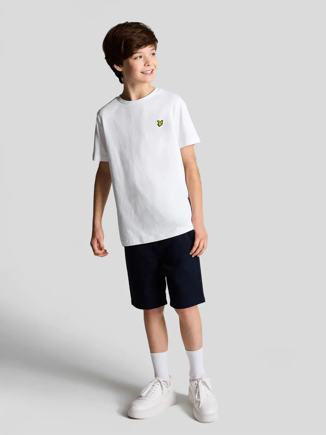 LYLE & SCOTT T-SKJORTE - HVIT