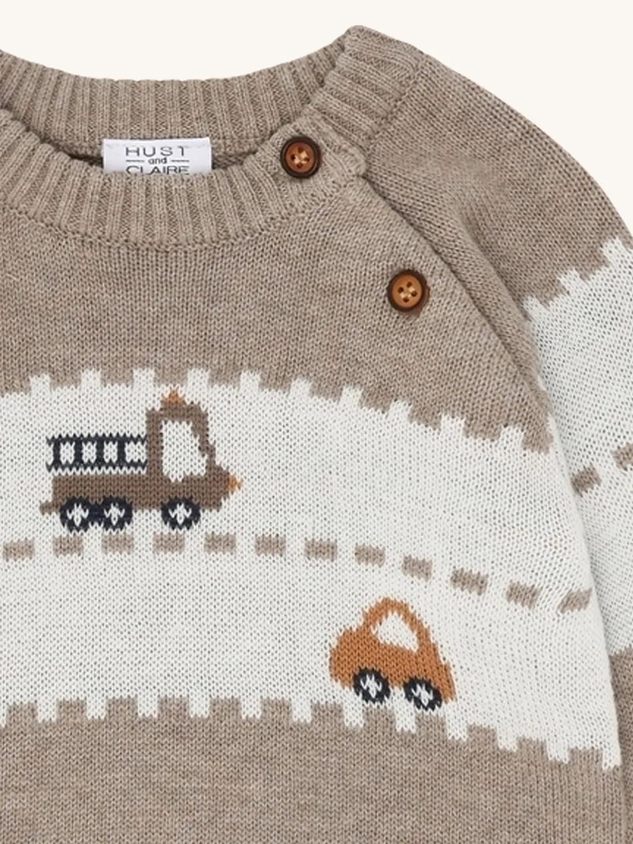 HUST & CLAIRE PILOU ON THE ROAD GENSER