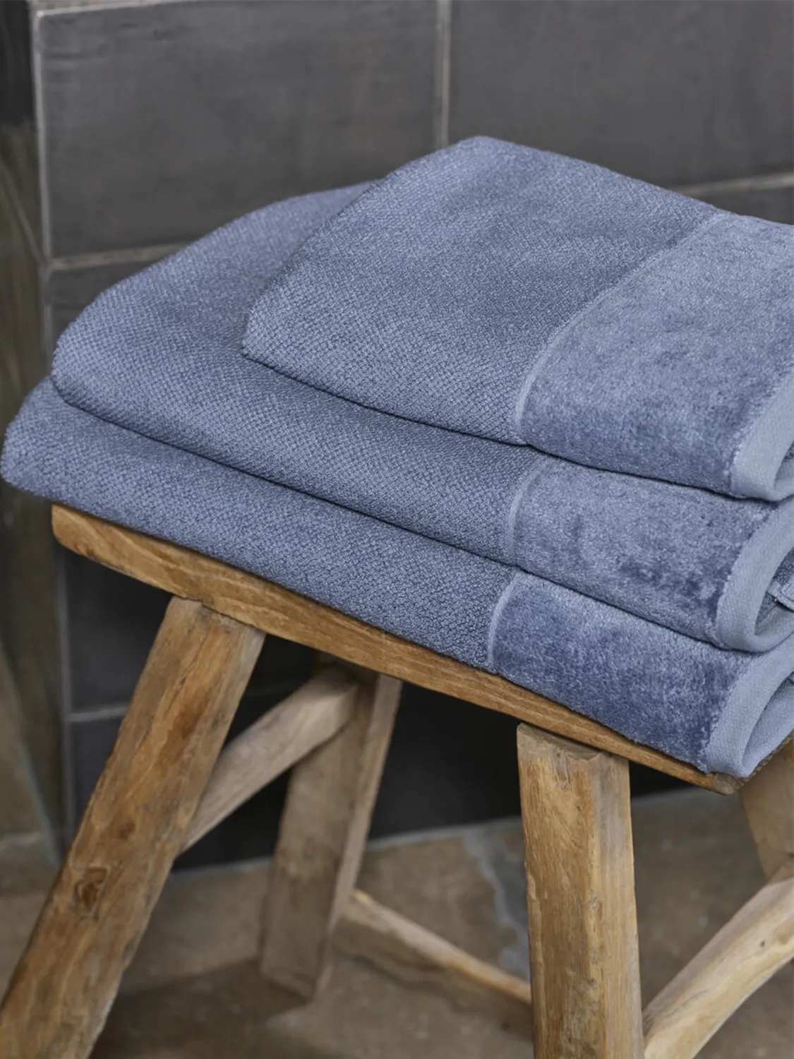 HALVOR BAKKE CLIFTON HÅNDKLE - VINTAGE INDIGO