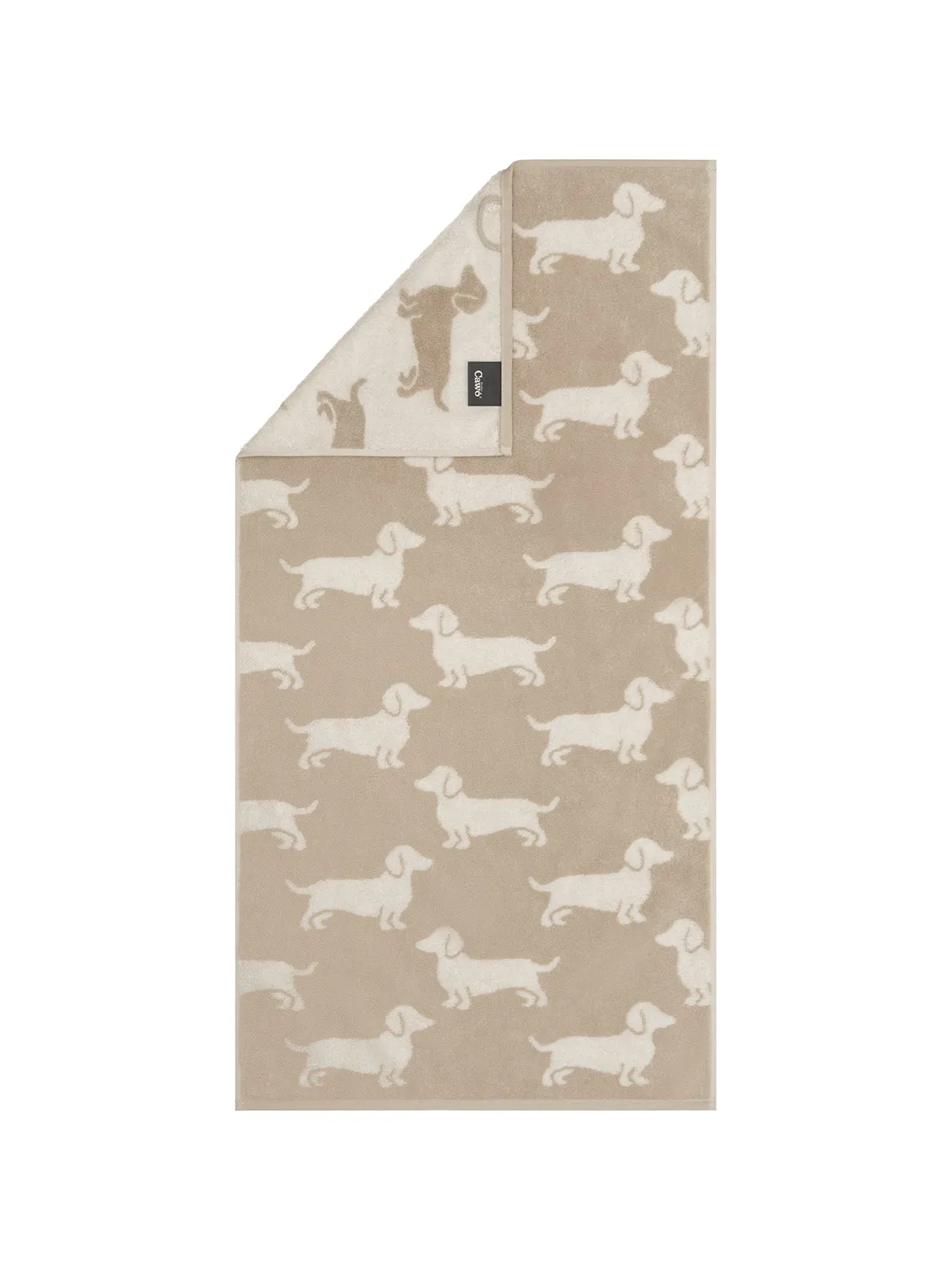 CAWÖ WE LOVE DOGS HÅNDKLE - BEIGE